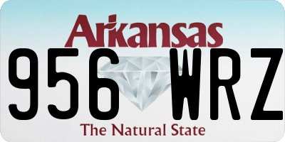 AR license plate 956WRZ
