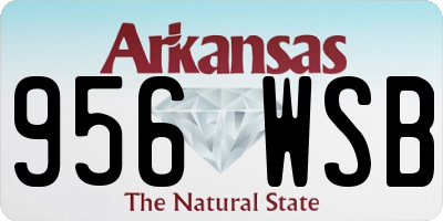AR license plate 956WSB