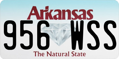 AR license plate 956WSS