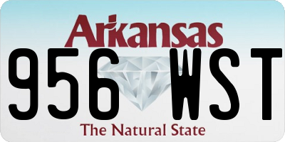 AR license plate 956WST