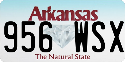 AR license plate 956WSX