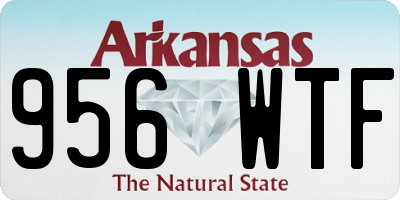AR license plate 956WTF