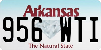 AR license plate 956WTI