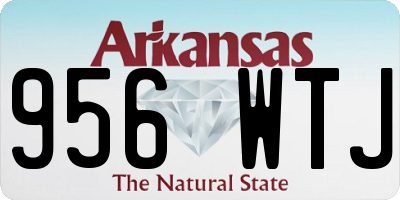 AR license plate 956WTJ