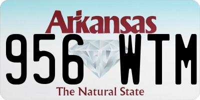 AR license plate 956WTM