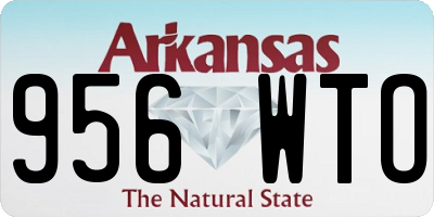 AR license plate 956WTO