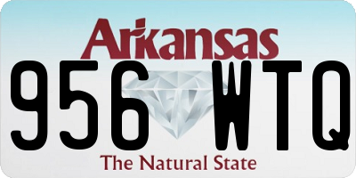 AR license plate 956WTQ