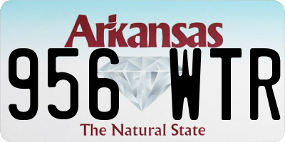 AR license plate 956WTR