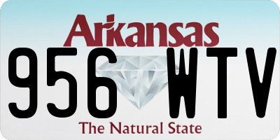 AR license plate 956WTV
