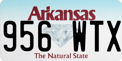 AR license plate 956WTX