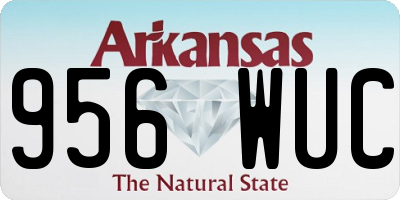 AR license plate 956WUC