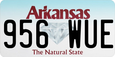AR license plate 956WUE