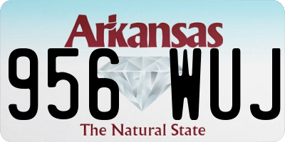 AR license plate 956WUJ