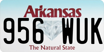 AR license plate 956WUK