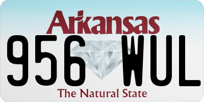 AR license plate 956WUL