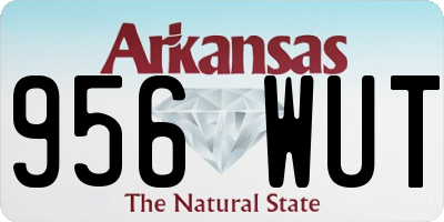 AR license plate 956WUT