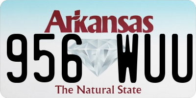 AR license plate 956WUU