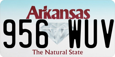 AR license plate 956WUV
