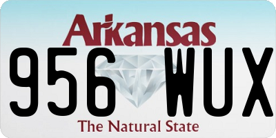 AR license plate 956WUX