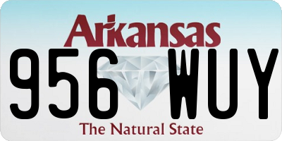 AR license plate 956WUY