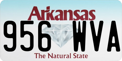 AR license plate 956WVA