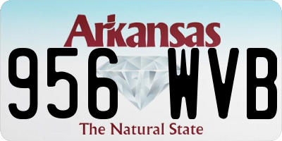 AR license plate 956WVB