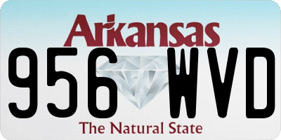 AR license plate 956WVD