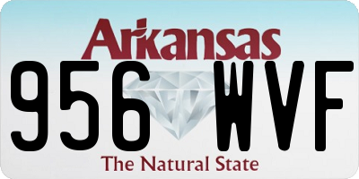 AR license plate 956WVF