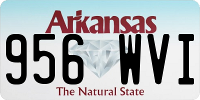 AR license plate 956WVI