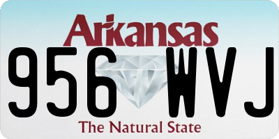 AR license plate 956WVJ