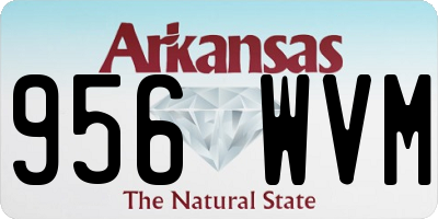 AR license plate 956WVM