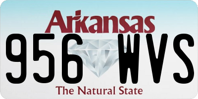 AR license plate 956WVS