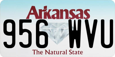 AR license plate 956WVU