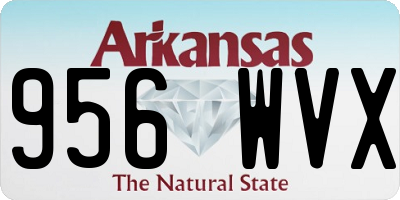 AR license plate 956WVX