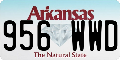 AR license plate 956WWD