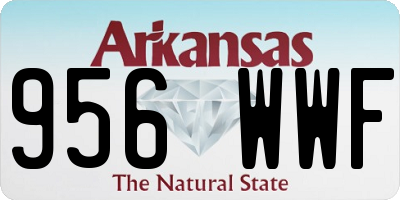 AR license plate 956WWF