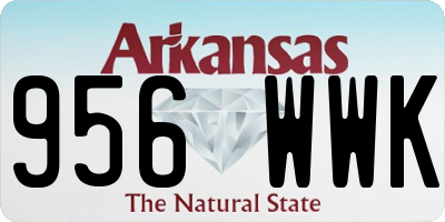 AR license plate 956WWK