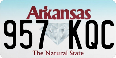 AR license plate 957KQC
