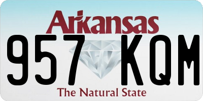 AR license plate 957KQM