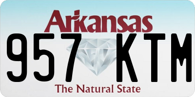 AR license plate 957KTM