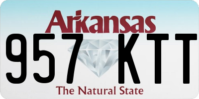 AR license plate 957KTT