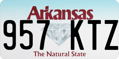 AR license plate 957KTZ