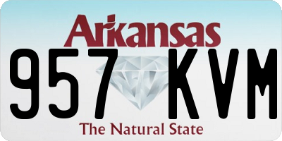 AR license plate 957KVM