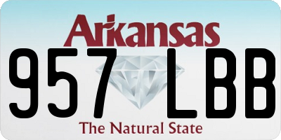AR license plate 957LBB