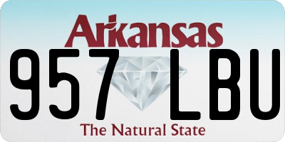 AR license plate 957LBU
