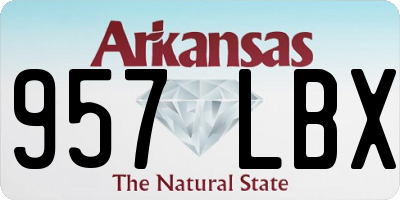 AR license plate 957LBX