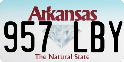 AR license plate 957LBY