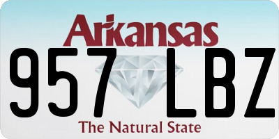 AR license plate 957LBZ