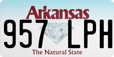 AR license plate 957LPH