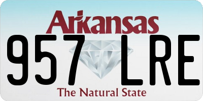 AR license plate 957LRE